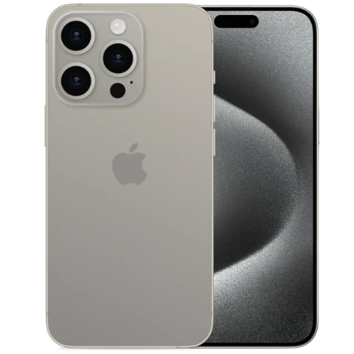 iPhone 15 Pro Max in Natural Titanium