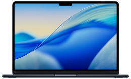 MacBook Air 13-inch (M2) in Midnight
