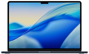 MacBook Air 15-inch (M3) in Midnight