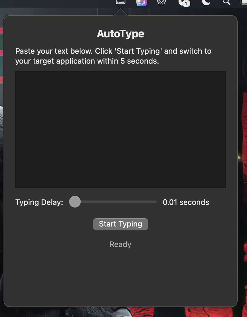 AutoType screenshot 1