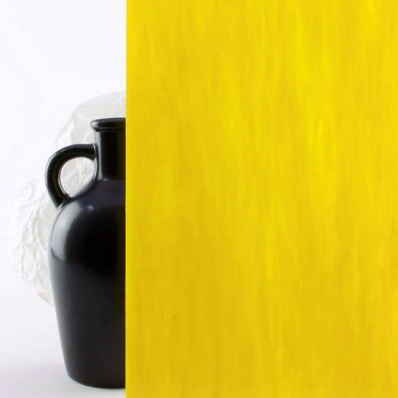 Vidrio wispy amarillo