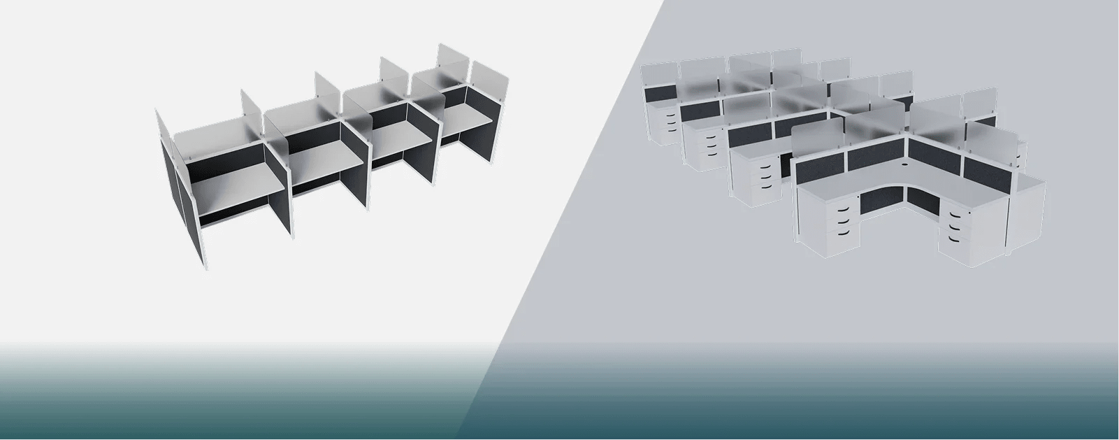 Floating Glass Panel Cubicles newer bg