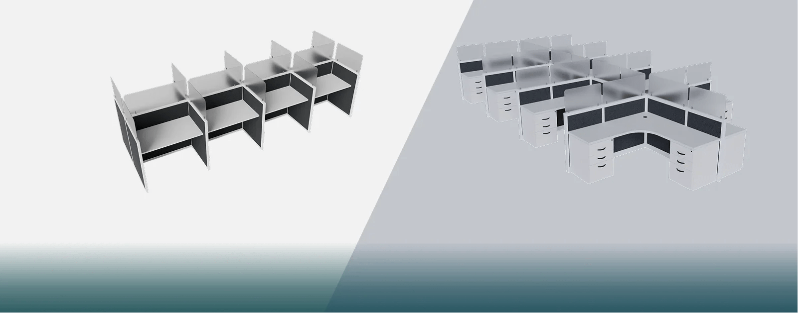 Floating Glass Panel Cubicles newer bg