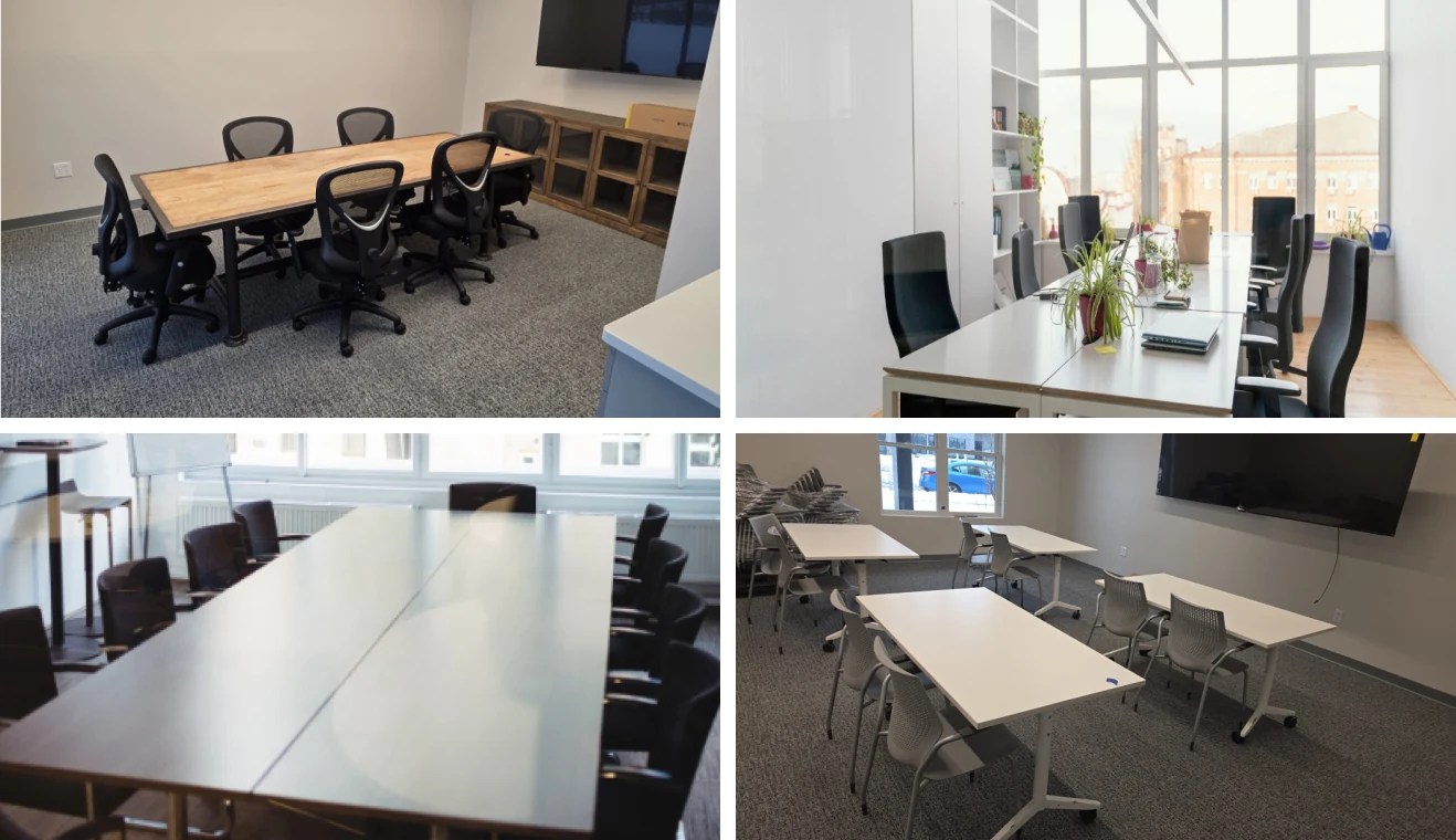 Food & Beverage office project collage