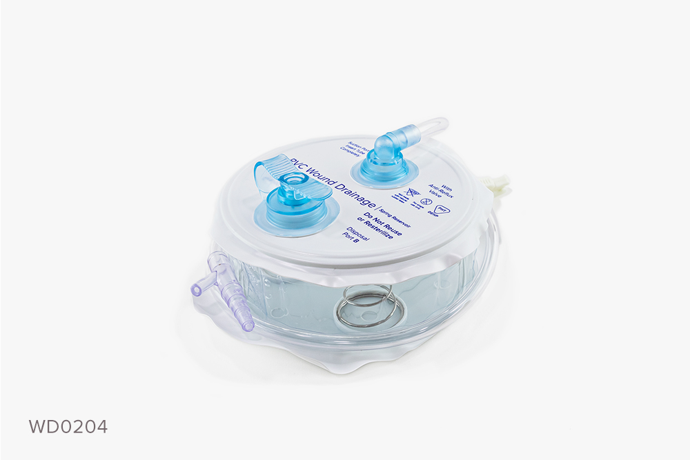 Typenex Medical closed wound drainage component WD0204, 400 mL Spring Reservoir.