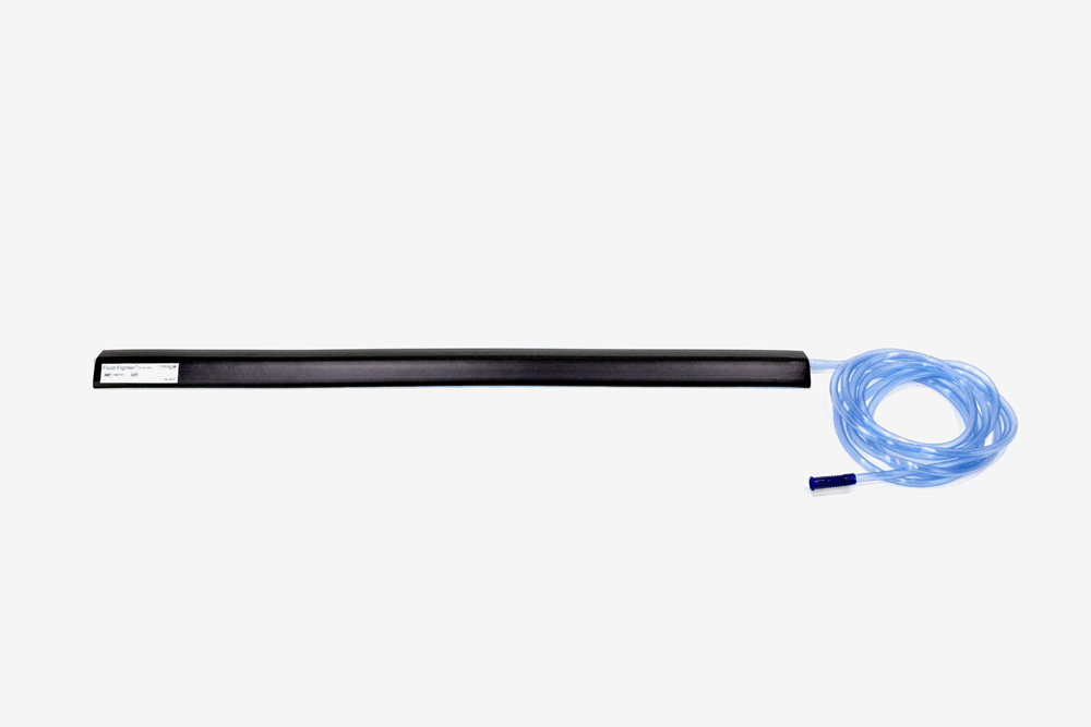 Typenex Medical Fluid Fighter Suction Strip. Black 31-inch floor suction device with pre-attached 12-ft tubing.