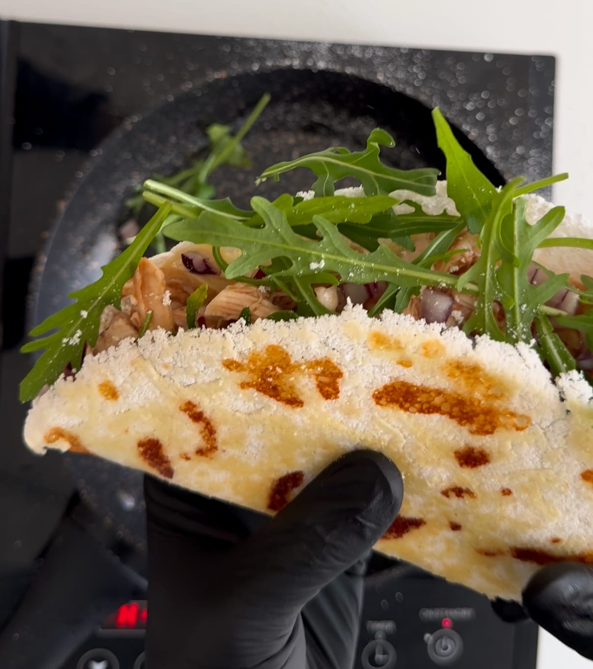 Savory tapioca with cheese