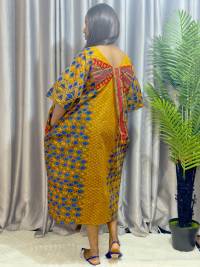 Ankara short dress  – angle 2 | Maxi Dresses Sisiosa