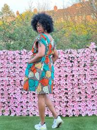  Short  Ankara Dress – angle 2 | Short Dresses Sisiosa