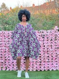  Short  Ankara Dress  – angle 2 | Short Dresses Sisiosa