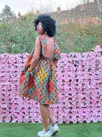  Short  Ankara Dress  – angle 2 | Short Dresses Sisiosa