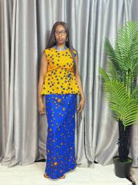 Ankara Skirt Set – angle 2 | Skirt Set Sisiosa