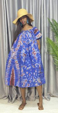 Short Ankara dress  – angle 2 | Short Dresses Sisiosa