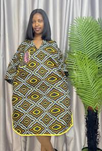 Ankara midi dress  – angle 2 | Midi Dresses Sisiosa