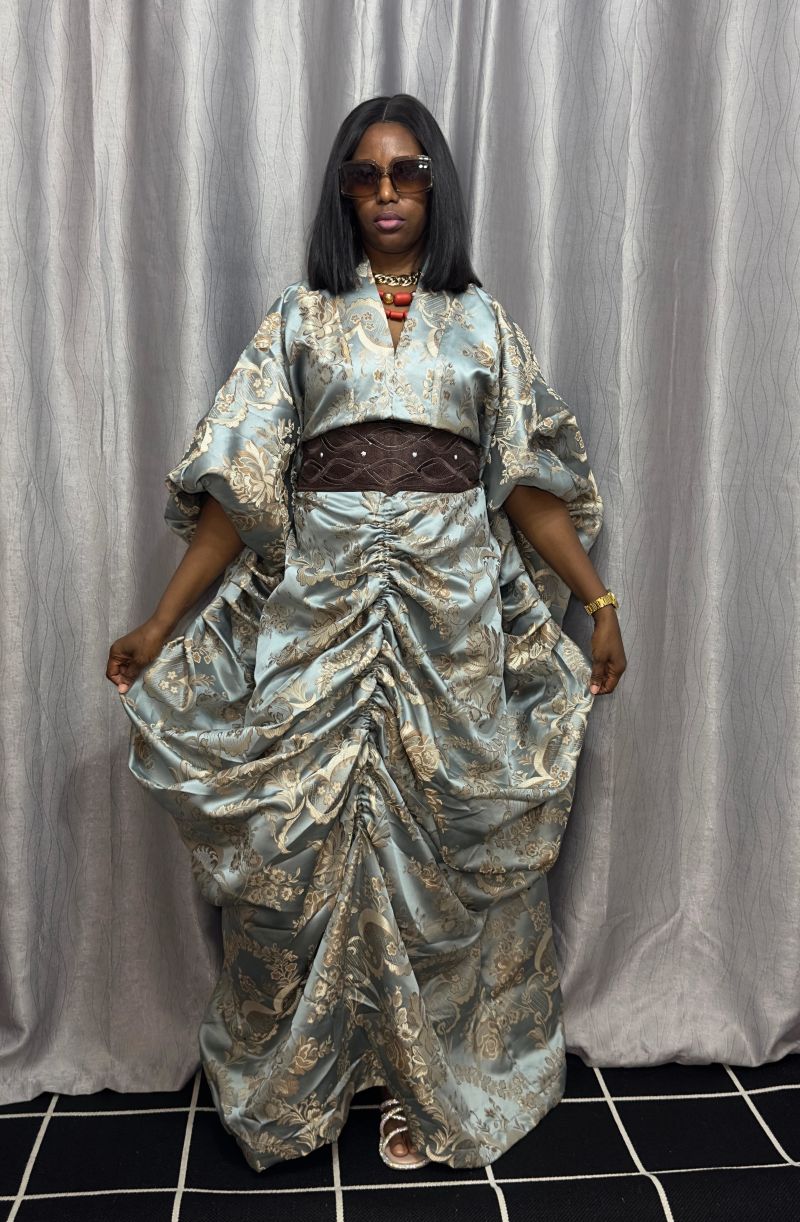 Lindy 11 – Damask Maxi Dresses | Sisiosa UK