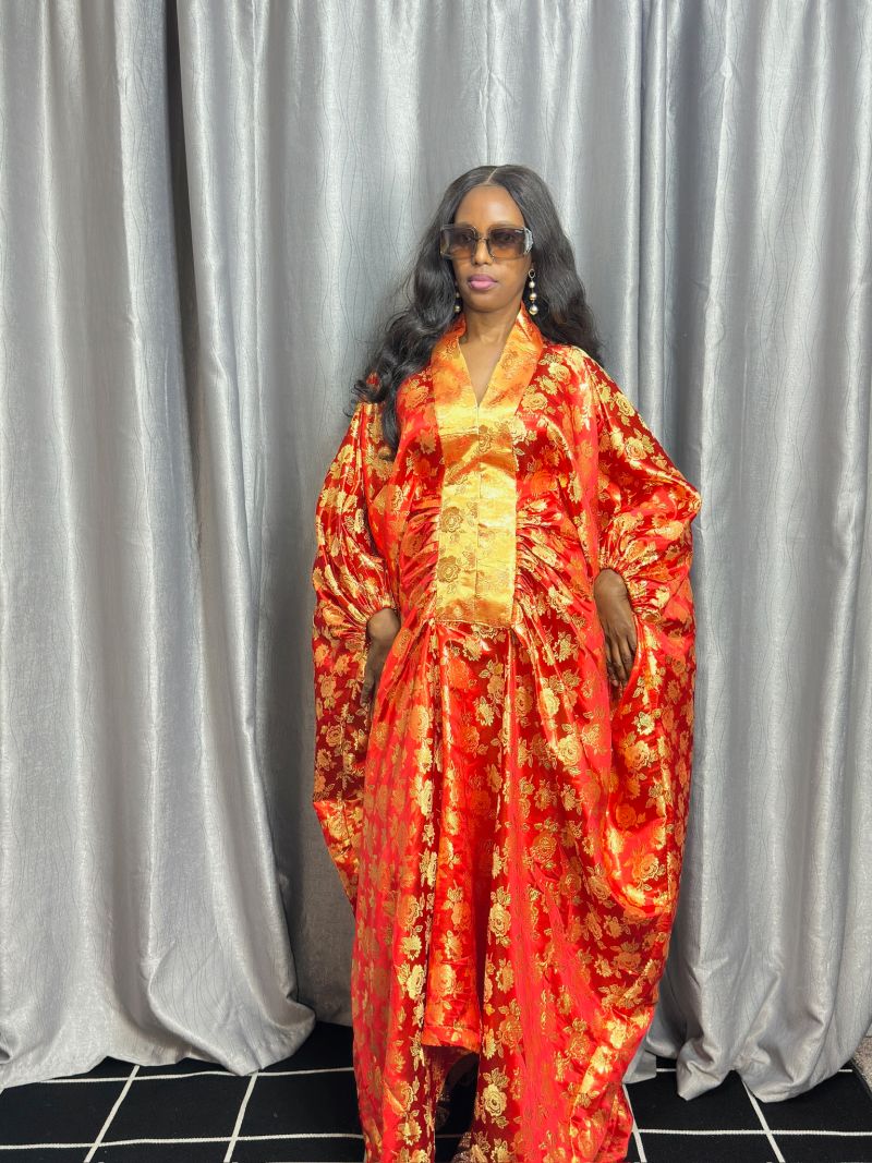 Silk Damask Bubu – Damask Maxi Dresses | Sisiosa UK