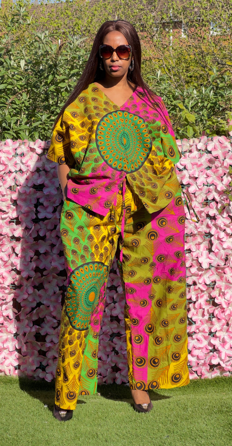 Ankara two piece set – Ankara Trouser Set | Sisiosa UK
