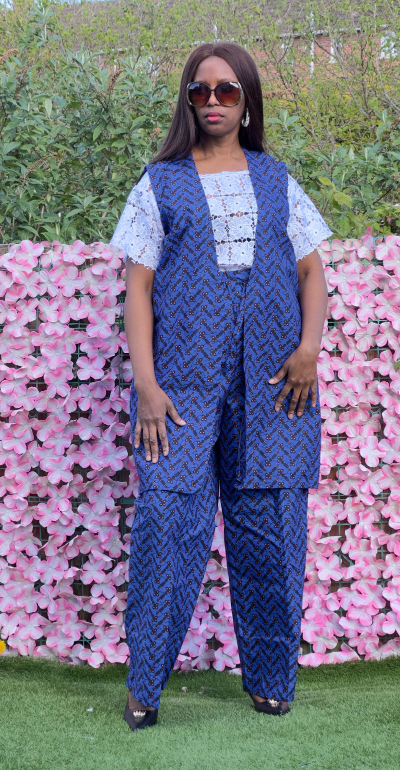 Ankara two piece set – Ankara Trouser Set | Sisiosa UK
