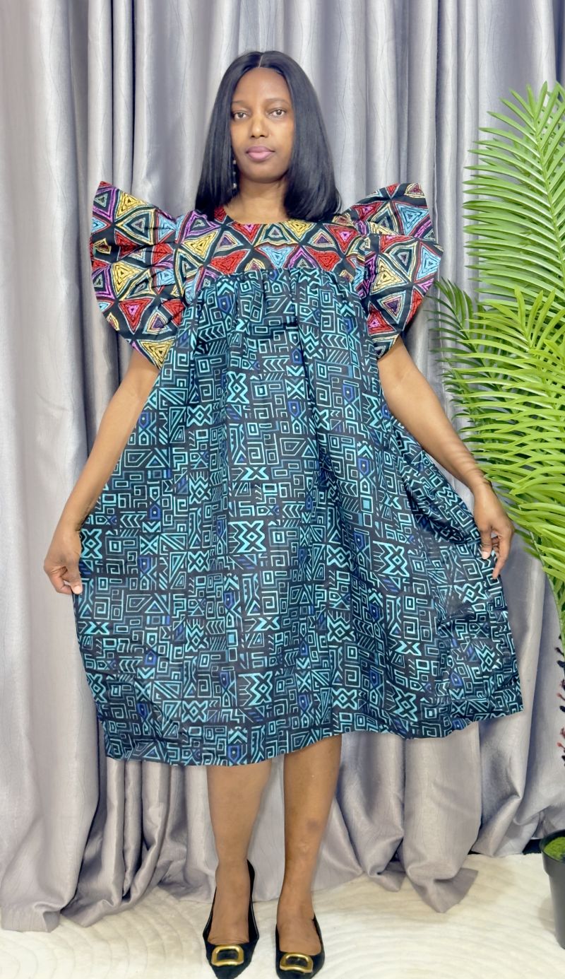 Midi Ankara dress – Ankara Midi Dresses | Sisiosa UK