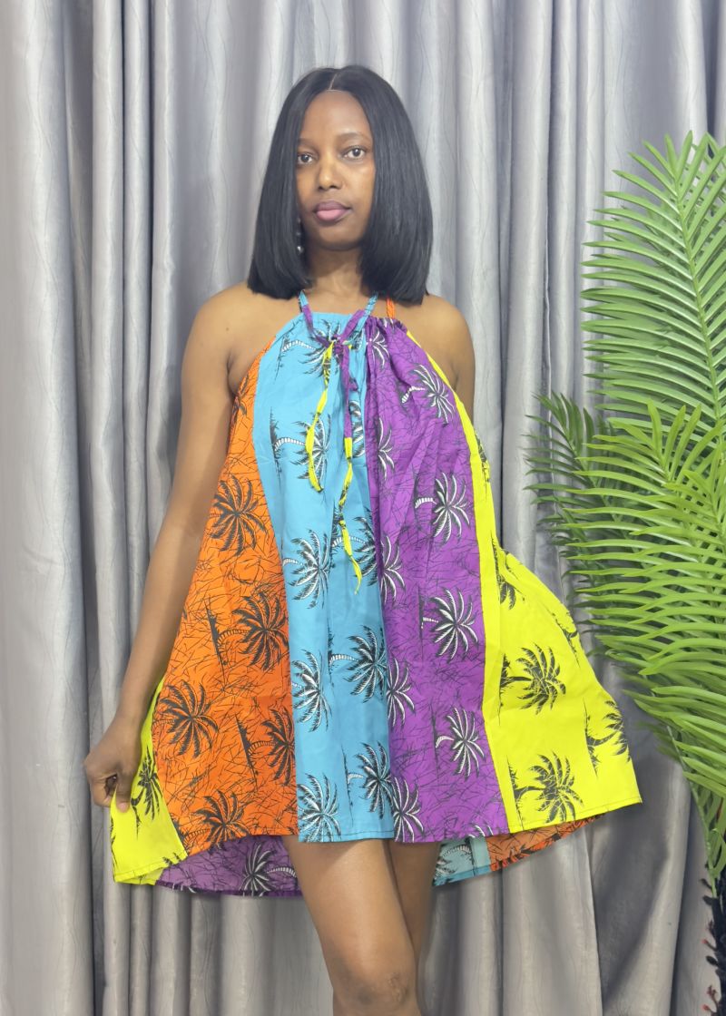 Ankara short beach wear – Ankara Short Dresses | Sisiosa UK