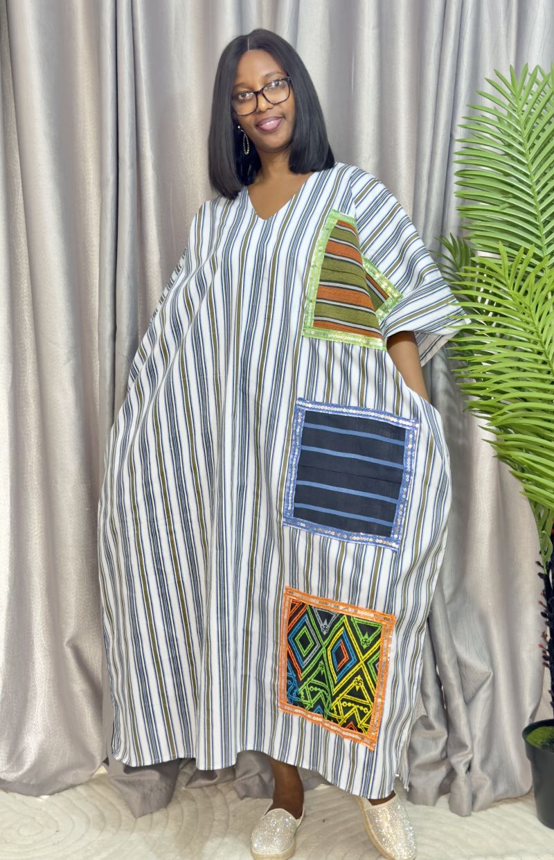 Cotton stripe bubu – Cotton Stripes Maxi Dresses | Sisiosa UK
