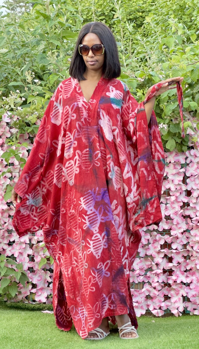 Adire Crepe Bubu dress – Adire Maxi Dresses