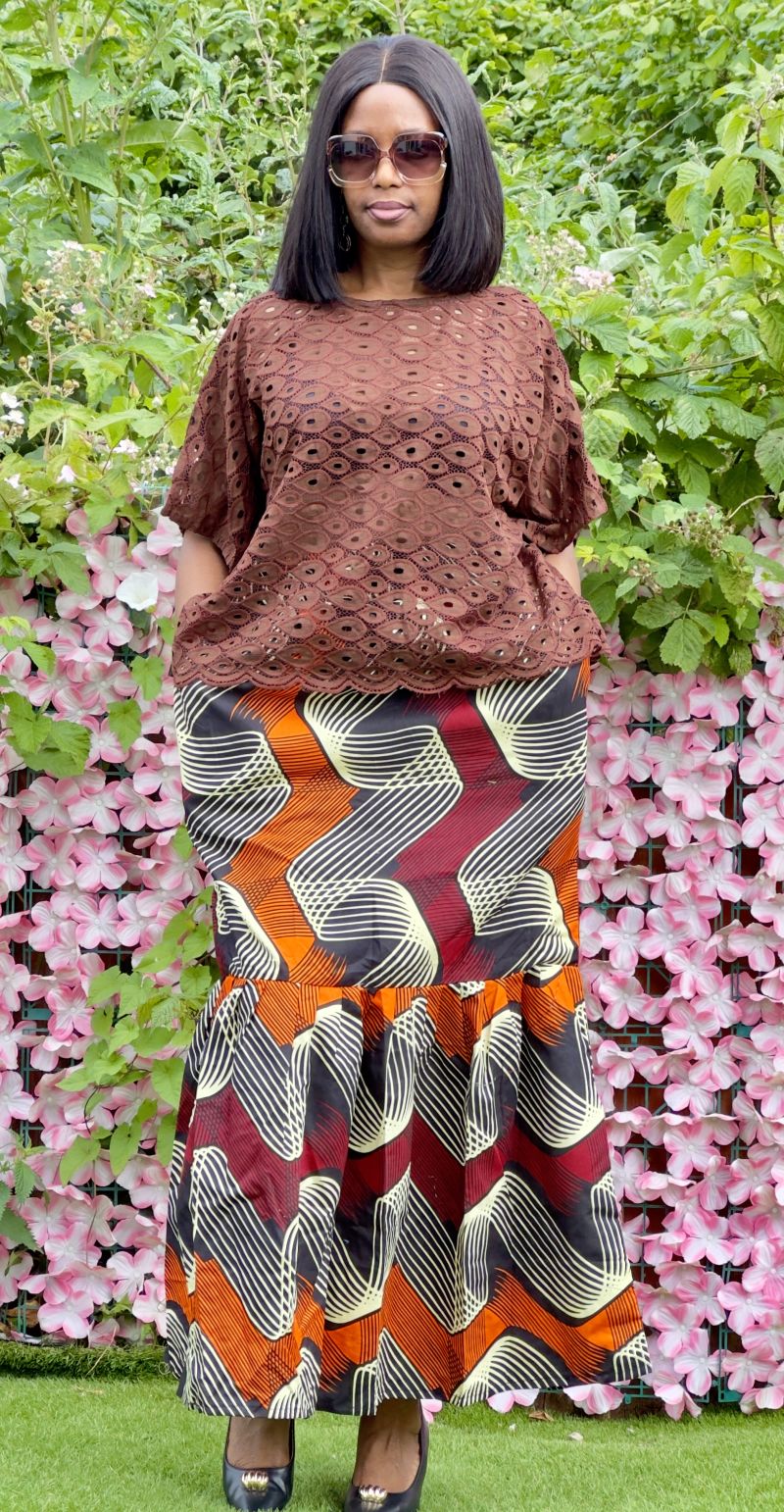 Ankara/lace Two Piece Skirt Set – Ankara Skirt Set