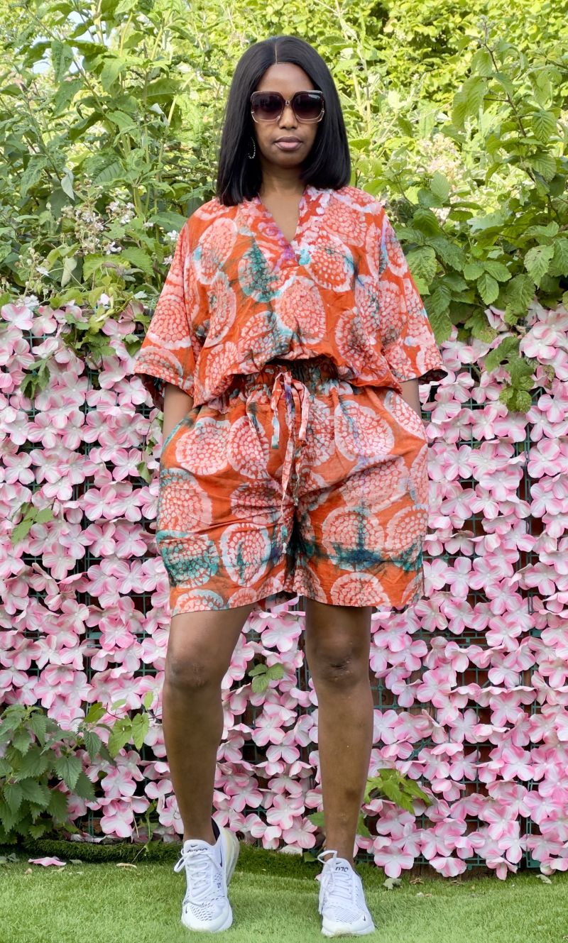 Adire Crepe short set – Adire Short Set