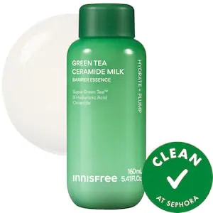 innisfree Green Tea Ceramide Refillable Korean Milk Toner for Hydration & Barrier Repair
