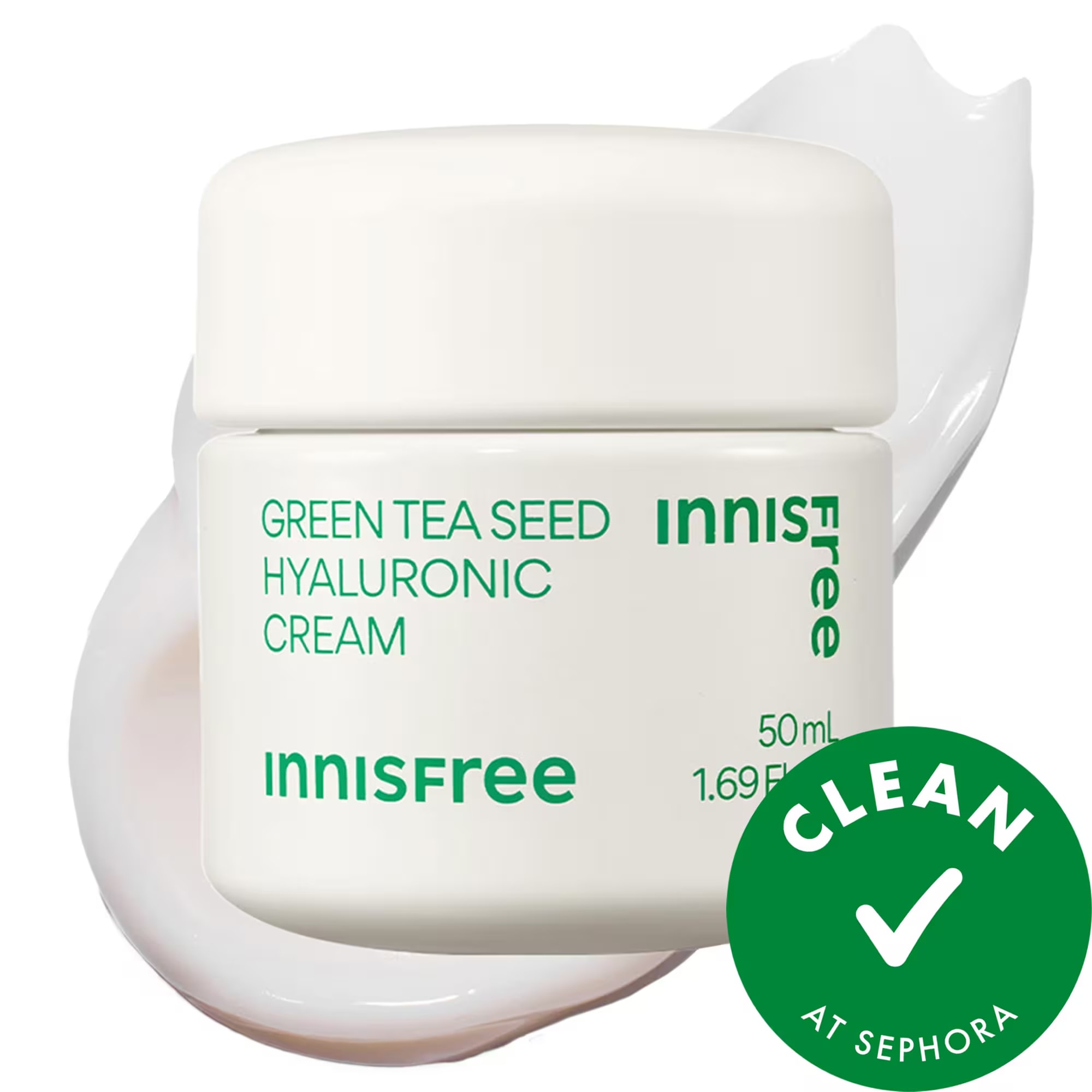 innisfree Green Tea Hyaluronic Acid Korean Hydrating Moisturizer for Skin Barrier Repair