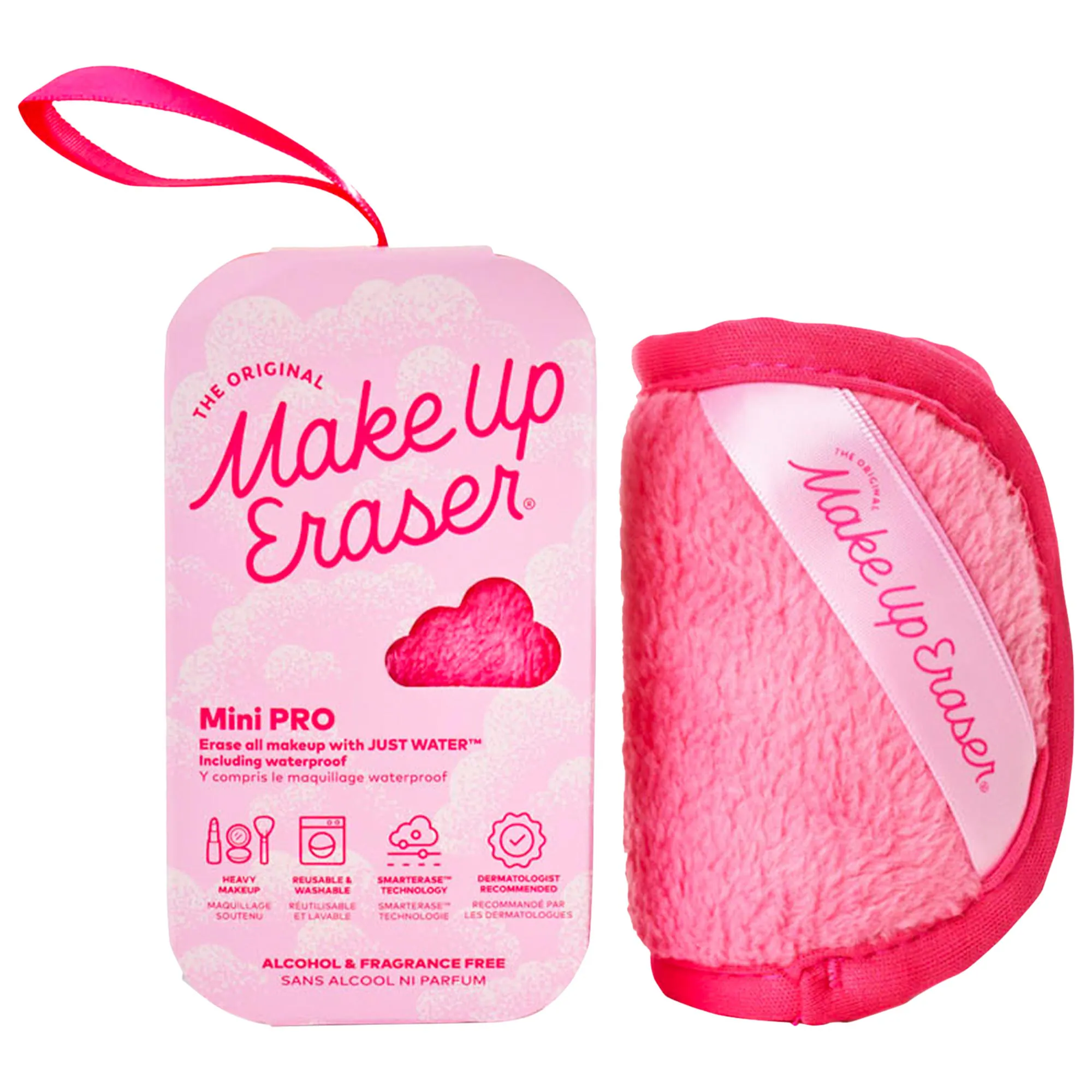 The Original MakeUp Eraser Mini MakeUp Eraser® PRO Pink Reusable Makeup Remover