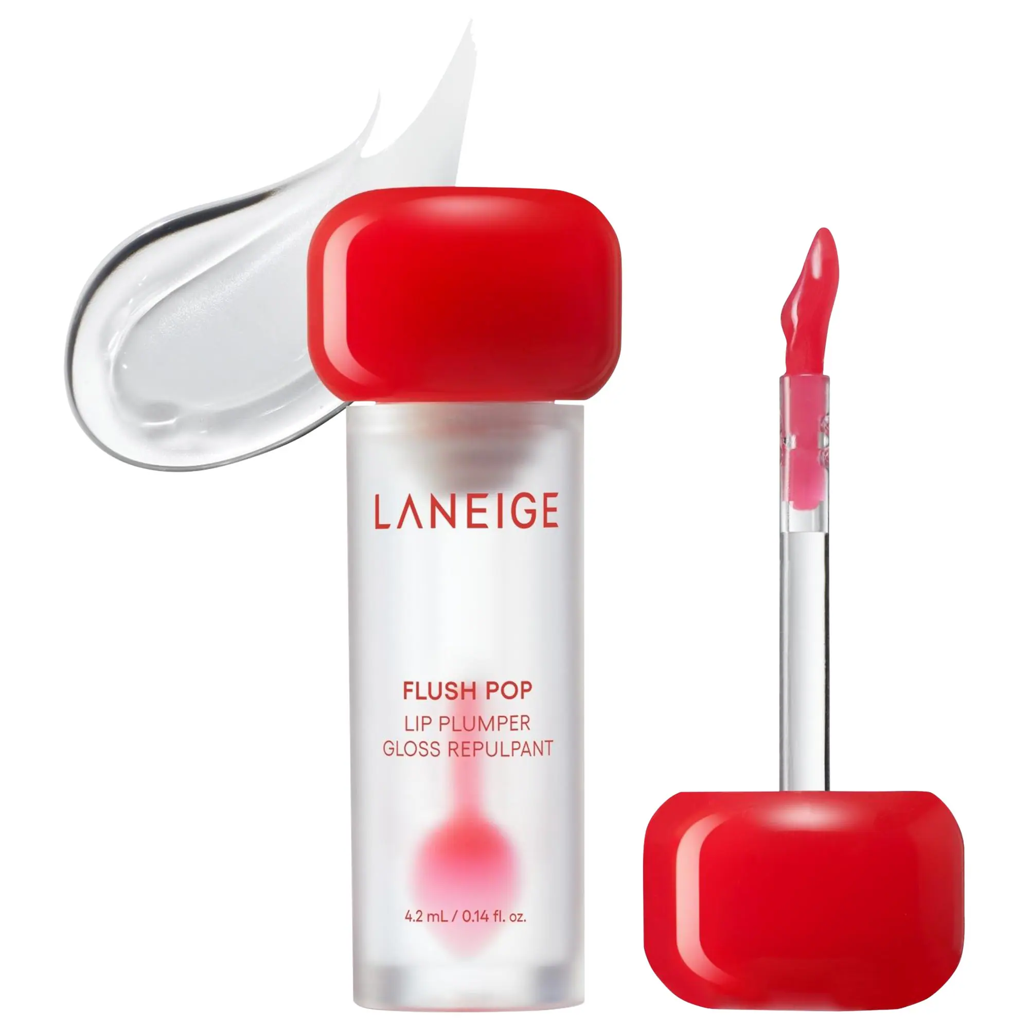 LANEIGE Flush Pop Plumping Peptide Lip Gloss Treatment