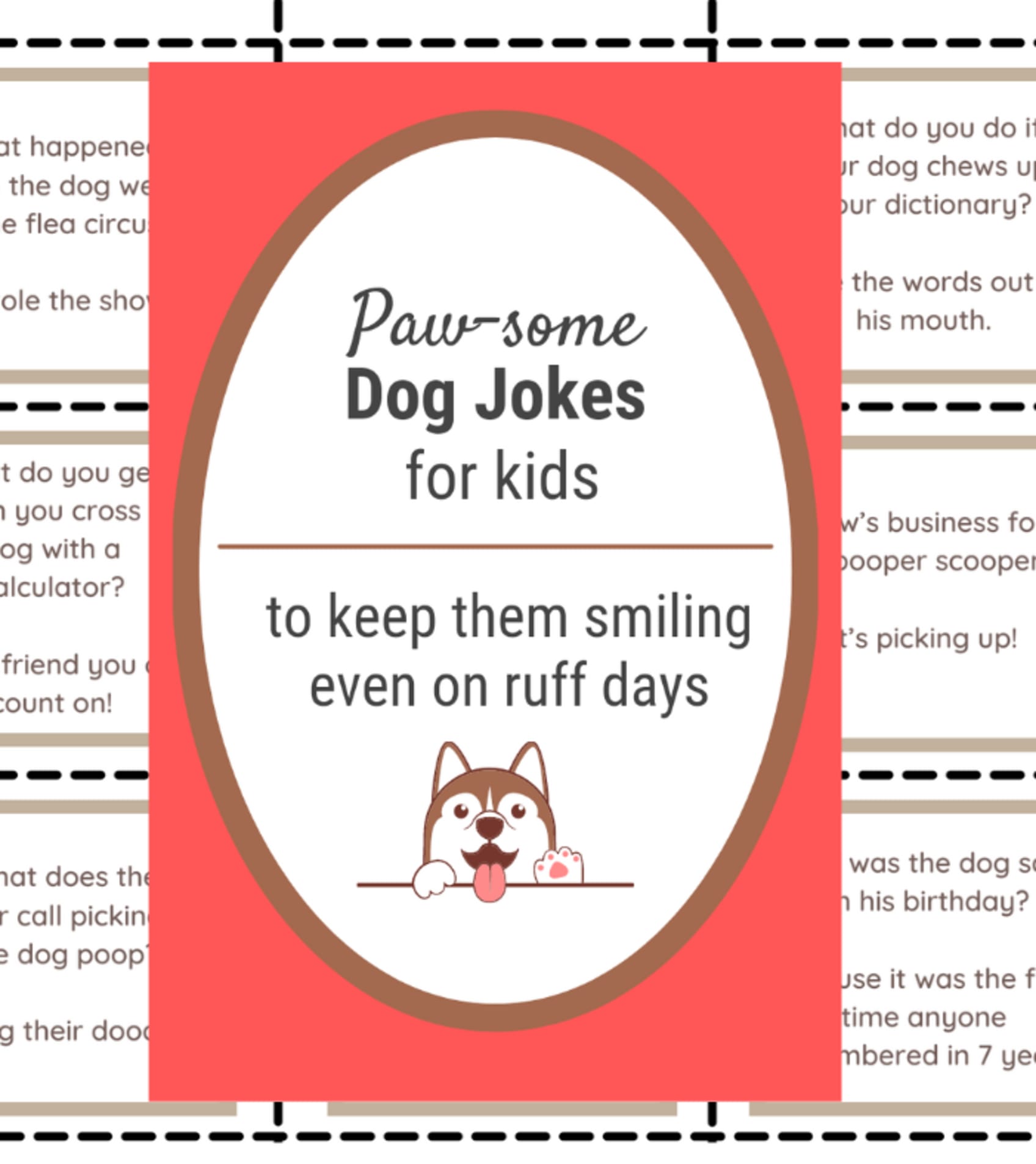 Easy Laughs With Dog Jokes For Kids | Printable Included Easy Laughs With Dog Jokes For Kids | Printable Included