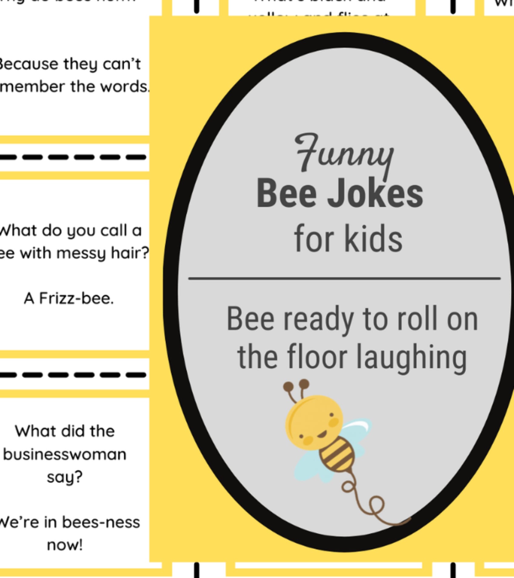 Jokes about Bees That'll Make You Buzz with Laughter Jokes about Bees That'll Make You Buzz with Laughter
