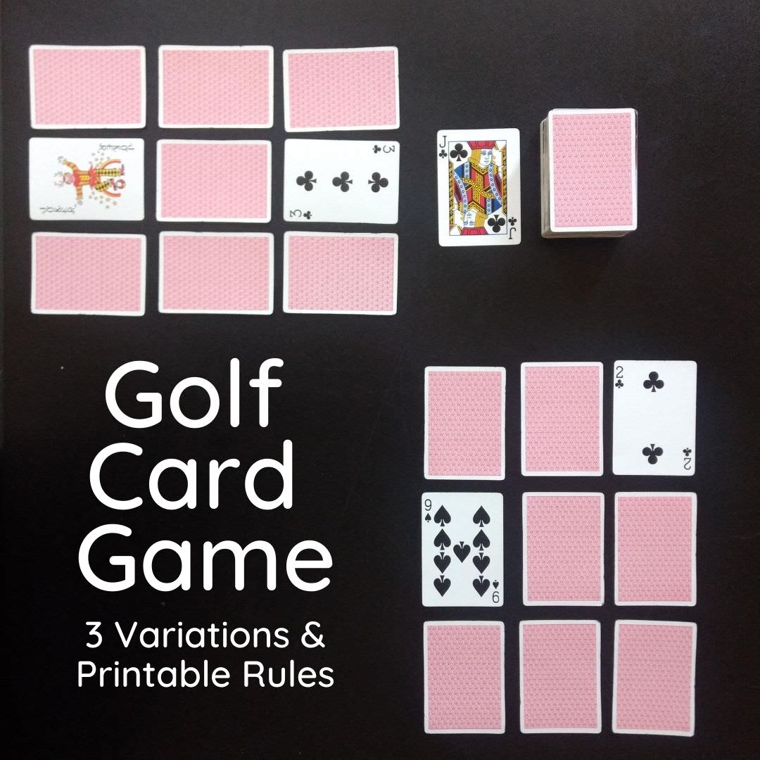 English version PLAY NINE play nine innings golf card board game 