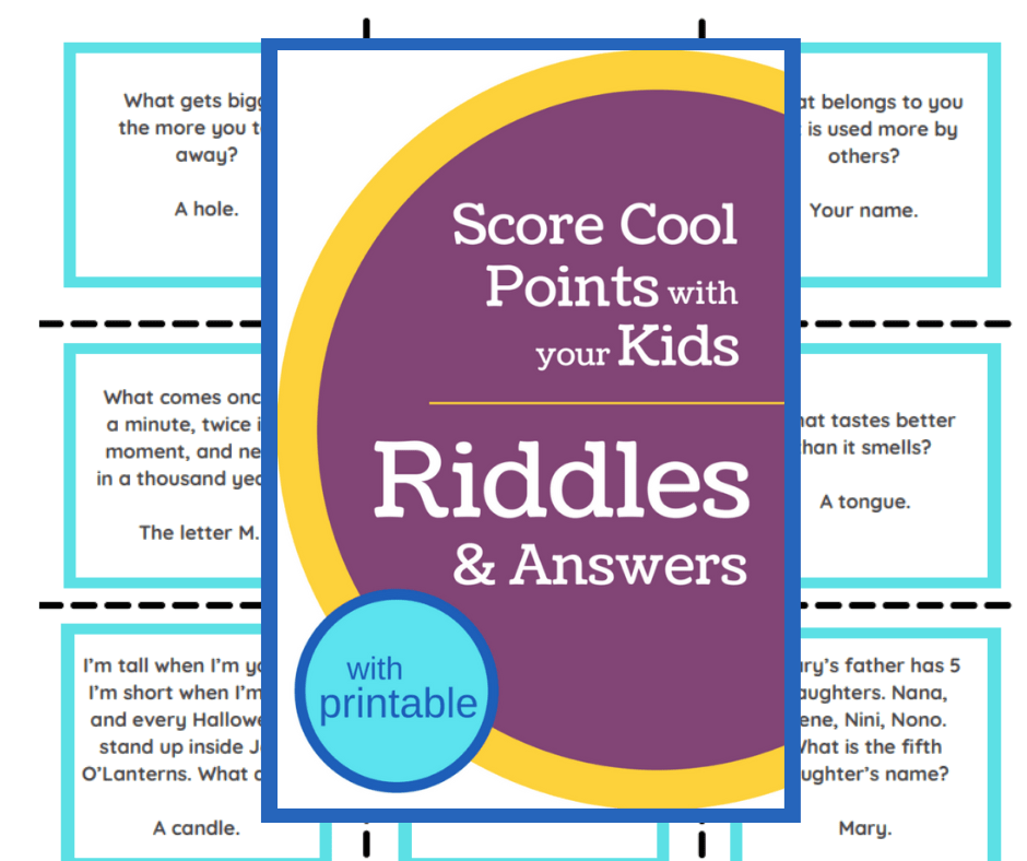 Funny Riddles for Kids With Answers (Printable Easy Riddles!)