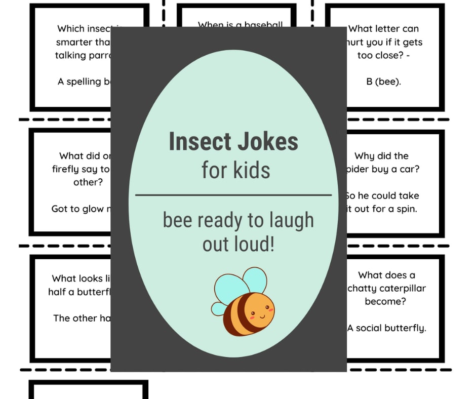 47 Best Bug Puns And Insect Jokes For Kids PRINTABLE