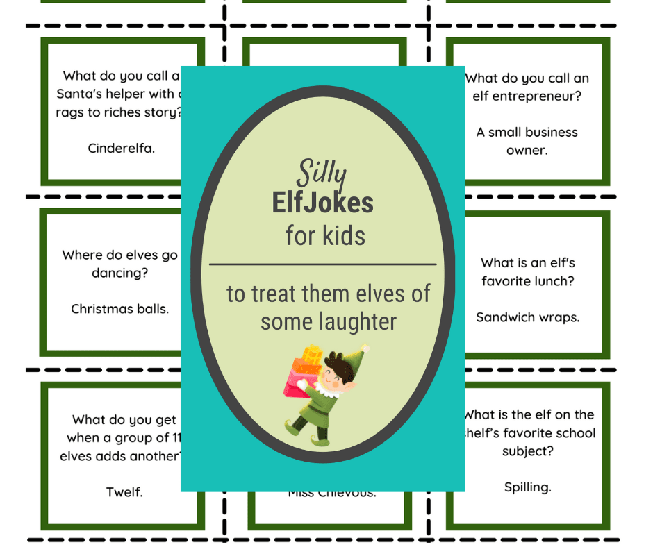 107 Funny Elf Jokes, Elf Puns, Elf Riddles 2024 PRINTABLE