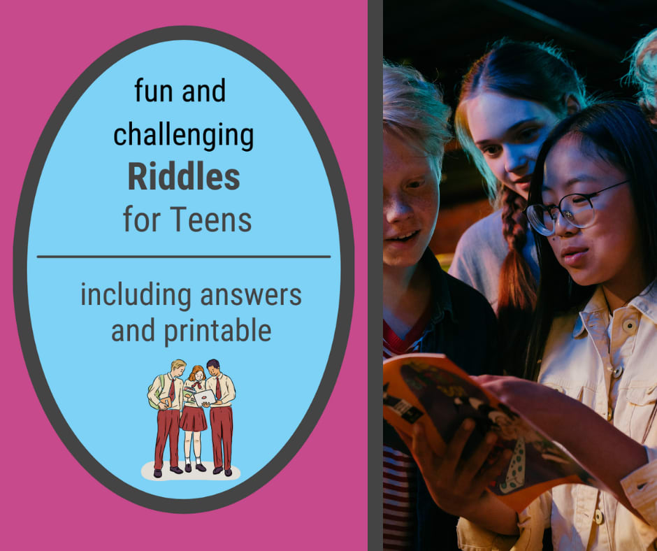 Riddles for Teens Teen Riddles