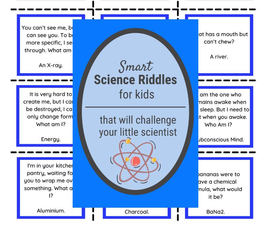 27 Science Riddles With Answers For Kids FREE PDF 27 Science Riddles With Answers For Kids FREE PDF