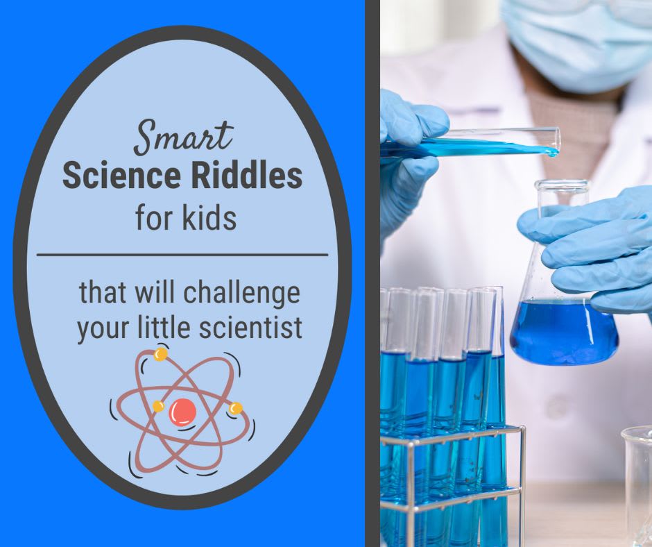 Science Riddles with Answers for Kids (with free pdf)