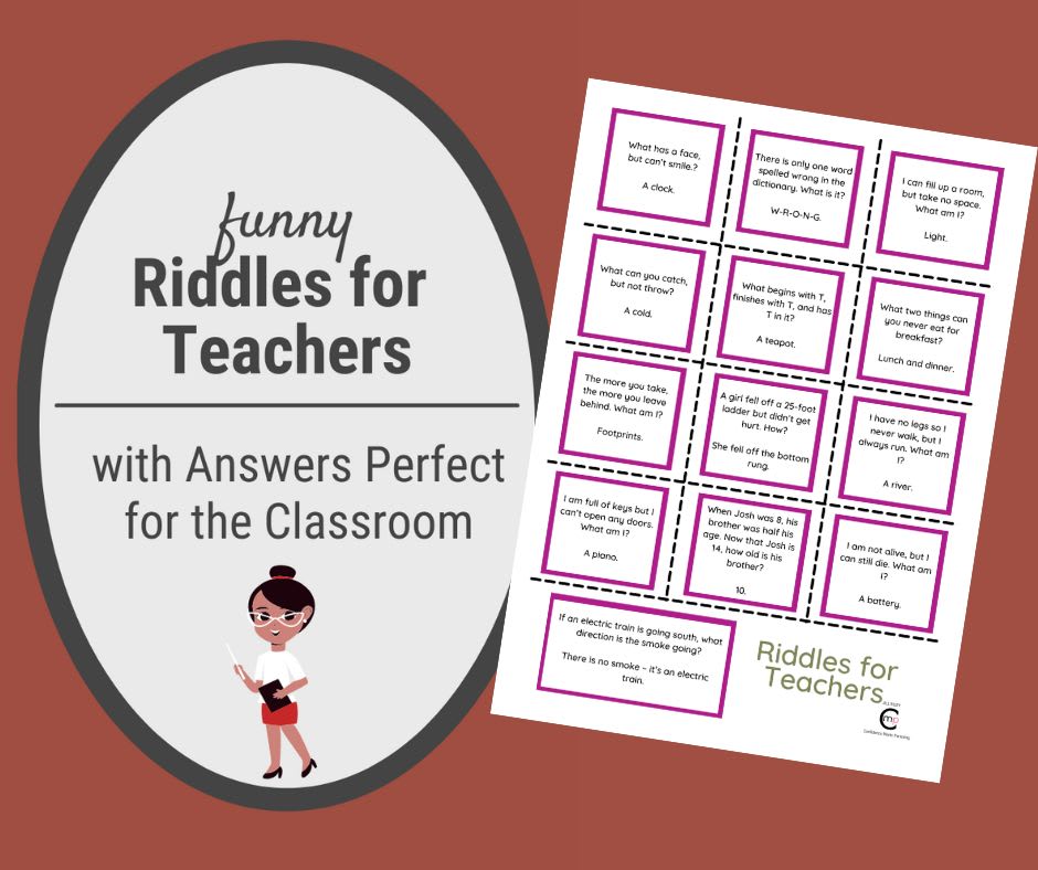 Riddles for Teachers Riddles for Teacher