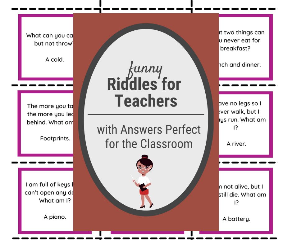 17 Funny Riddles for Teachers with Answers PRINTABLE
