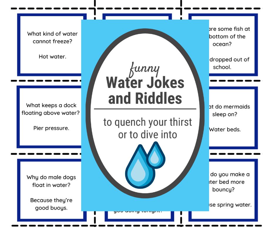 57 Water Jokes and Puns That the Whole Family Can Dive Into