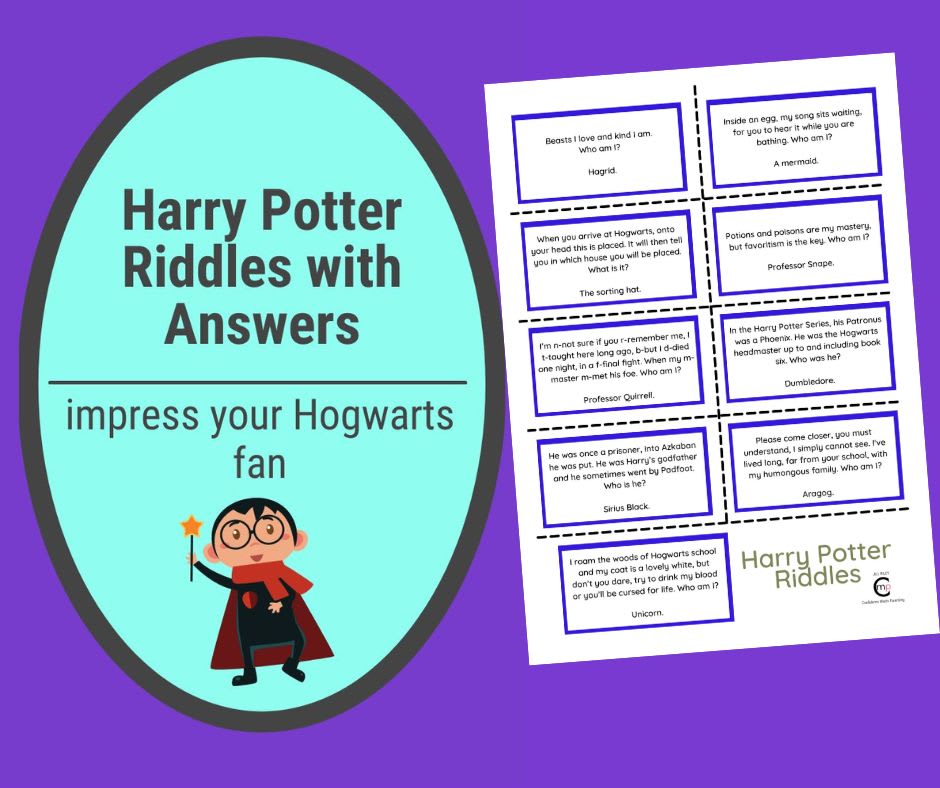 Harry Potter Riddles Harry Potter Riddles
