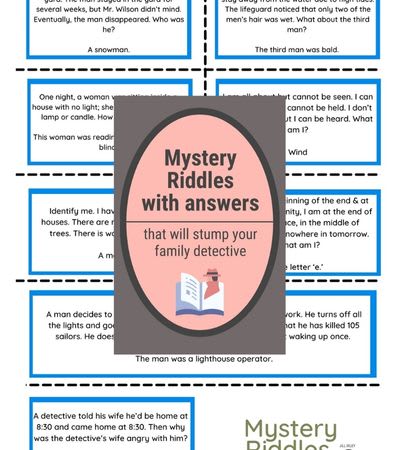 Mystery Riddles That Will Even Stump Your Family Detective