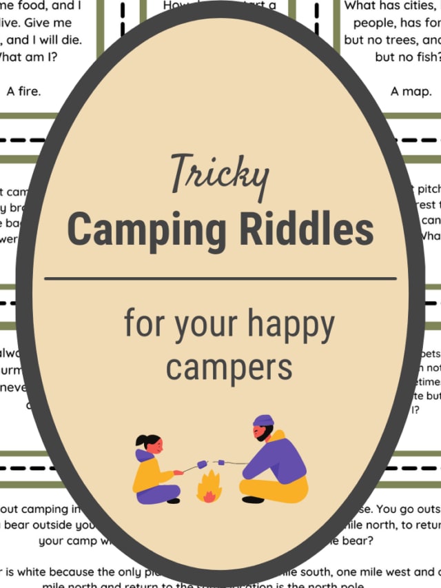 CAMPING RIDDLES 2 | Confidence Meets Parenting