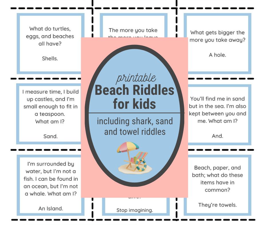 Awesome Beach Riddles with Answers Perfect for Beach Day