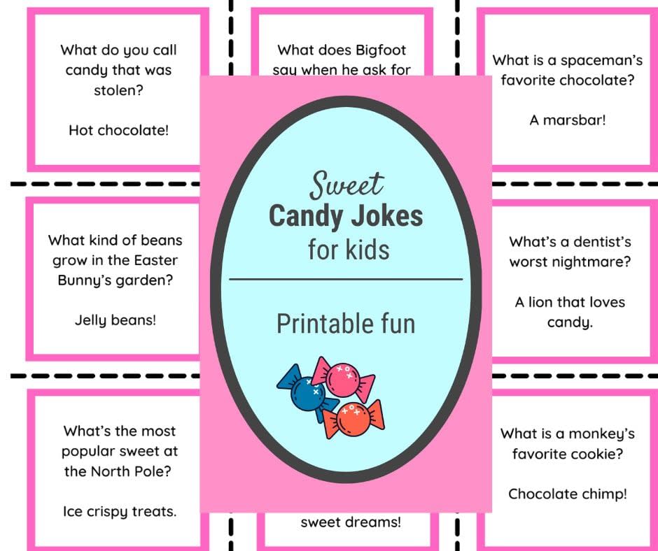 87 Sweet Candy Jokes and Candy Puns to Print and Share