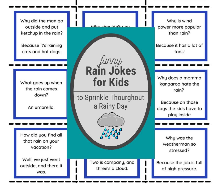 117 Rain Puns + Rain Jokes to Sprinkle on a Rainy Day